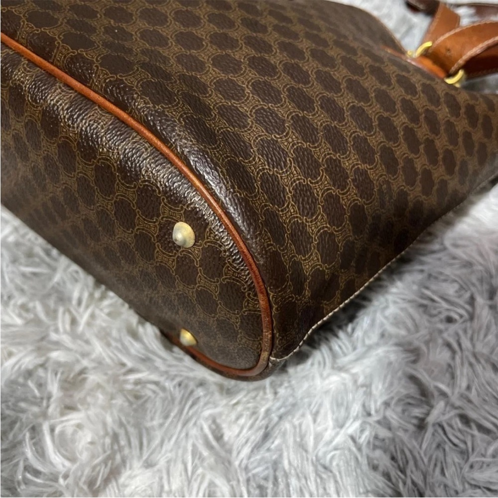 Celine Dark Brown Patterned Tote - image 8